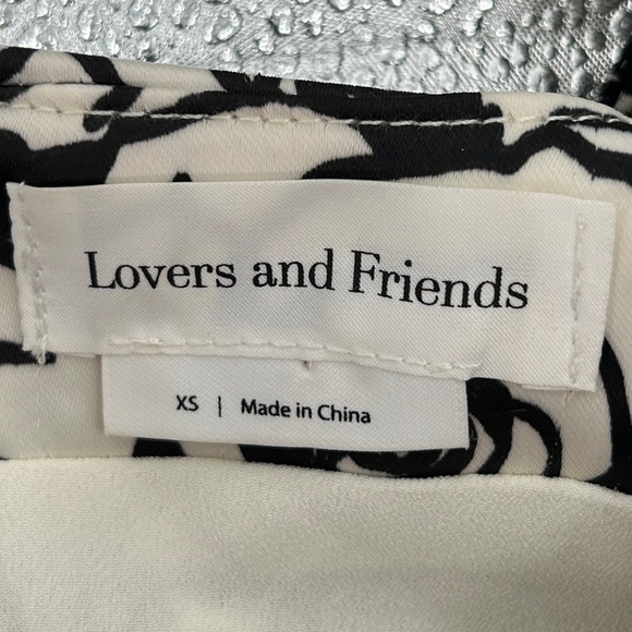 Lovers and Friends Sully Floral Print Puff Sleeve Bobbie Crop Top Size XS - Picture 6 of 11